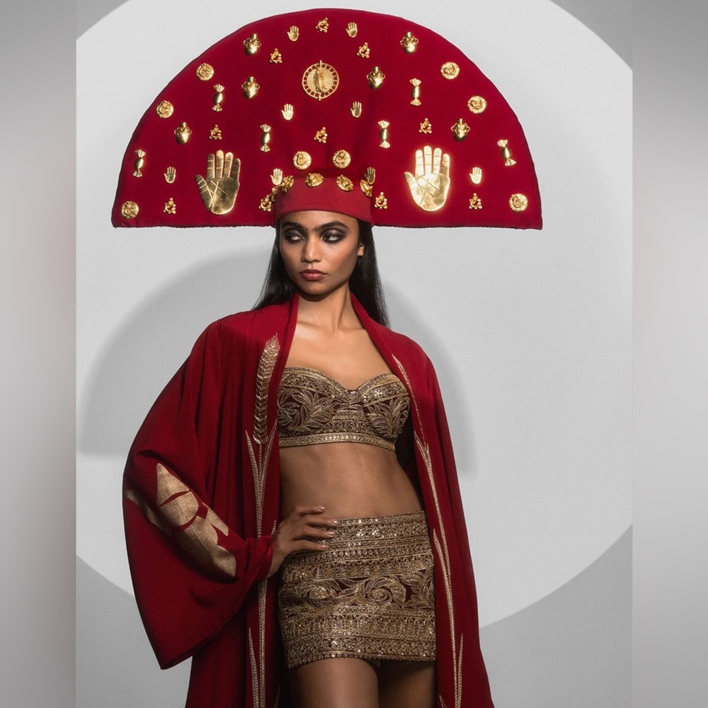 House of masaba bralette and shorts set